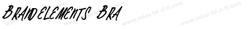 BRAND ELEMENTS - BRA字体转换